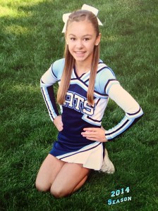 Wilmington Pop Warner's Alexa Williams was recently named for a First Team Senior Scholar by New England Pop Warner.