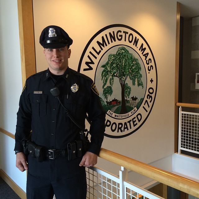 Wilmington's newest Police Officer Scott Dunnett