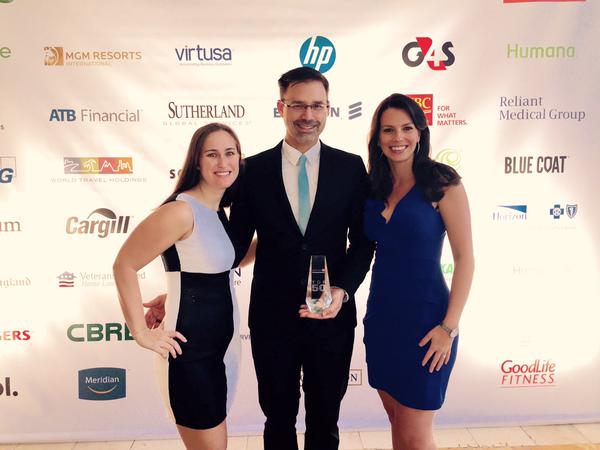 World Traveling Holdings, Inc. proudly accepts 50 Most Engaged Workplaces award. (from @WTH_Inc on Twitter) 