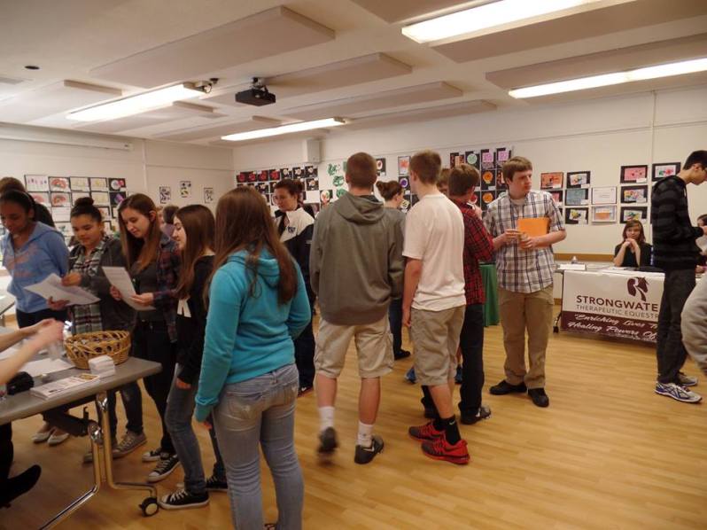 Wilmington Memorial Library's 1st Annual Teen Job Fair (photo from library's Facebook page)