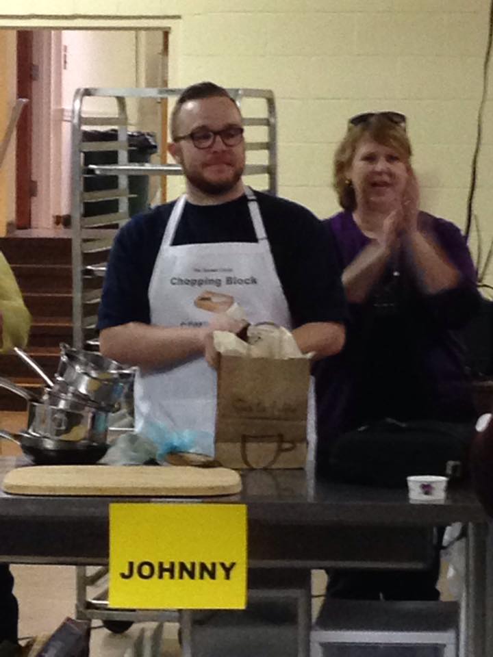 Winner of WUMC's Chopped, Johnny Arvanitis