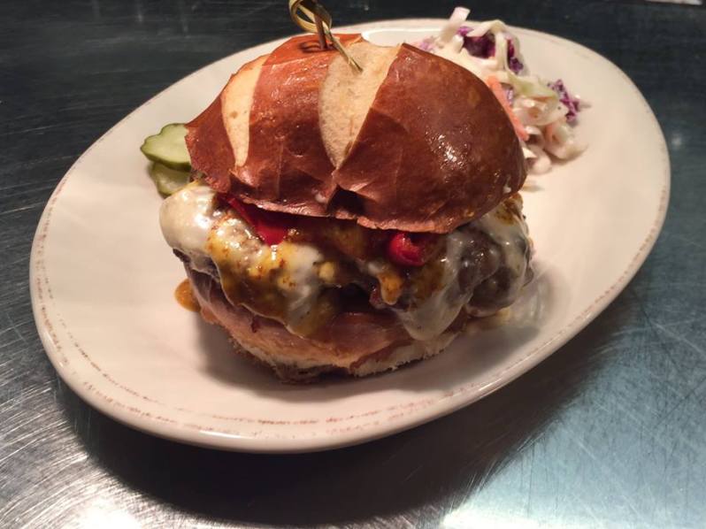 The Brew Burger from Red Heat Tavern