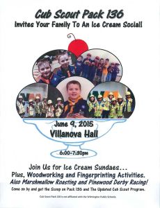 Cub Scout Pack 136 Ice Cream Social