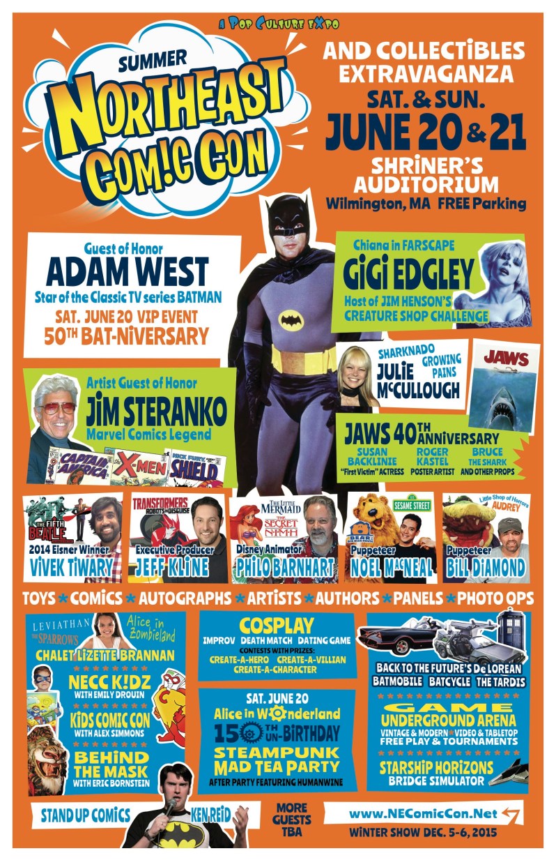 Northeast Comic Con Flyer