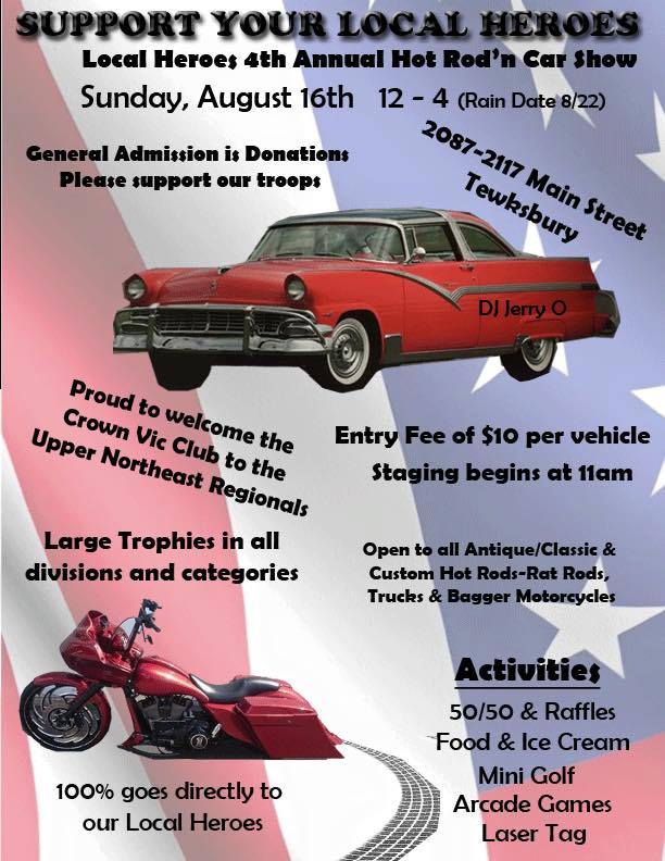 Local Heroes 4th Annual Hot Rod'n Car Show