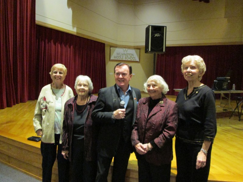 Ann Berghaus, Andrea Houser, George Lyons, Adele Passmore, Ann St. Onge