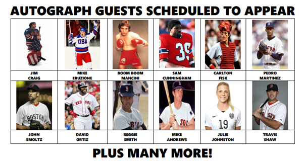 Scheduled Autograph Guests