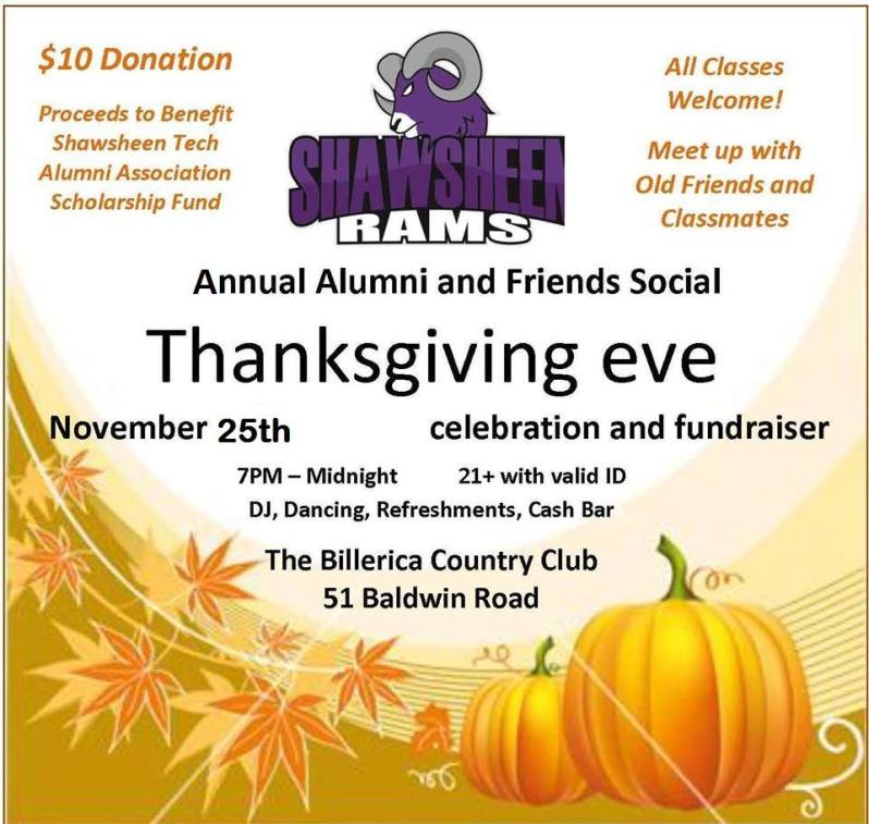 Shawsheen Tech Annual Alumni &amp; Friends Social