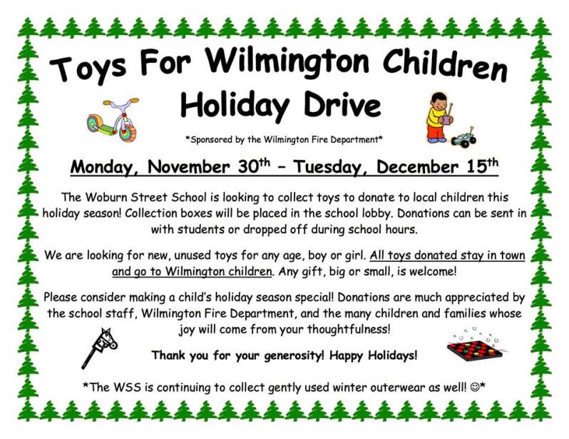 Toys for Wilmington Children Drive