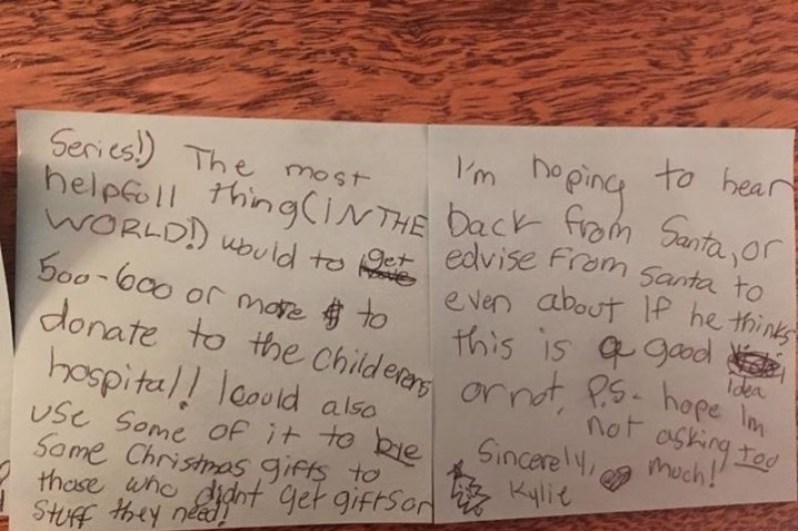 Kylie's Letter