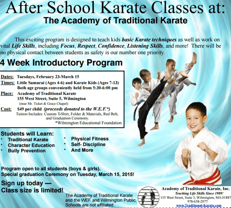 Academy of Traditional Karate WEF Fundraiser