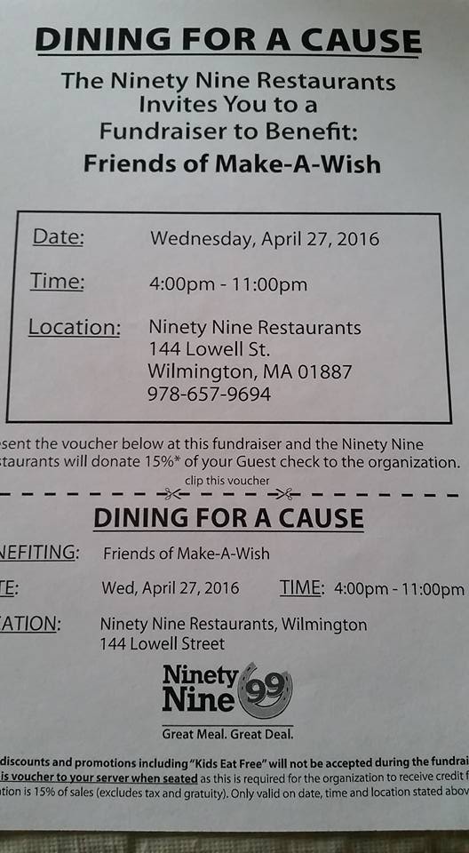 Make A Wish Fundraiser