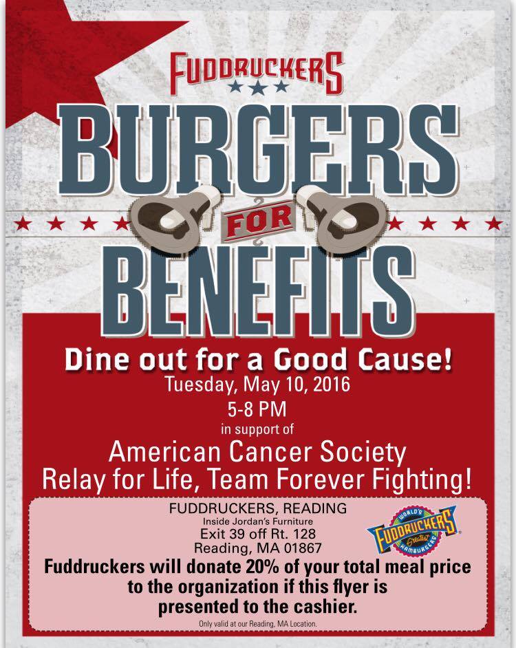Fuddruckers Relay For Life