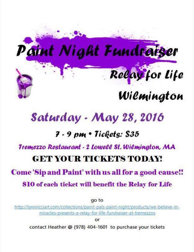 Wilmington Relay Paint Night Fundraiser