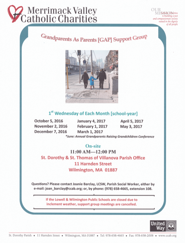 Grandparents As Parents Support Group