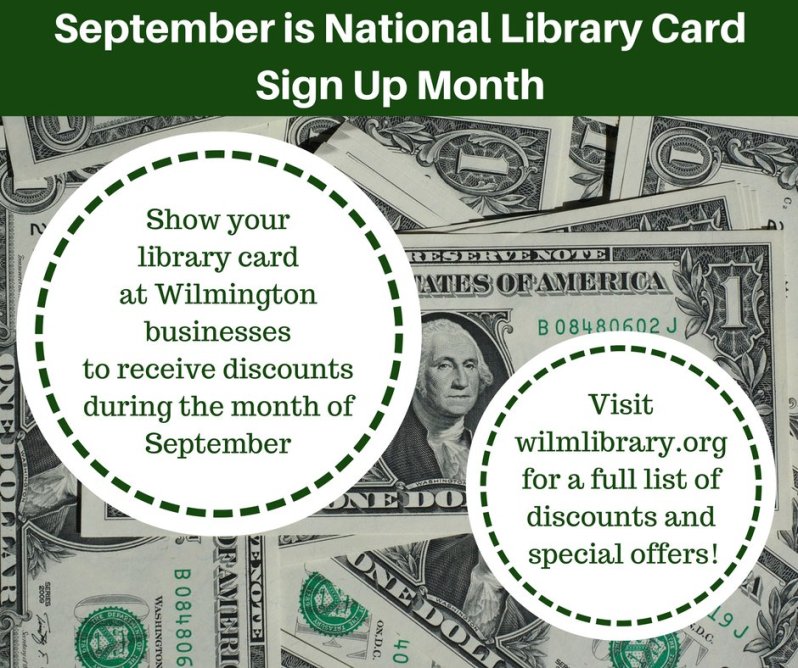 National Library Card Sign Up Month
