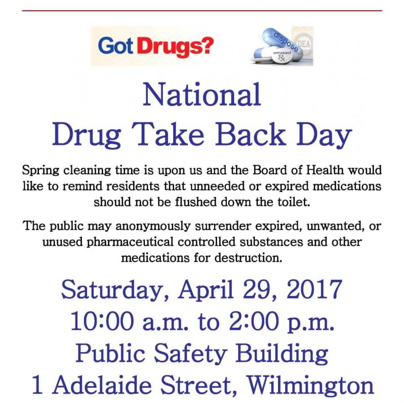 National Drug Take Back Day