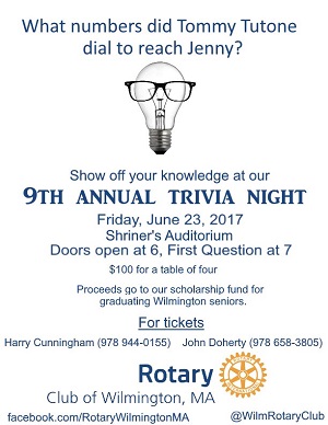 Rotary Trivia Night Flyer