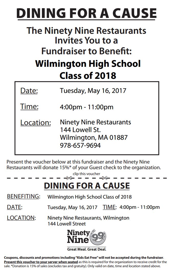 WHS Class of 2018 Dining For A Cause (Large)