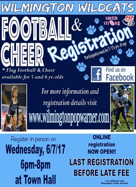 Wilmington Pop Warner Registration