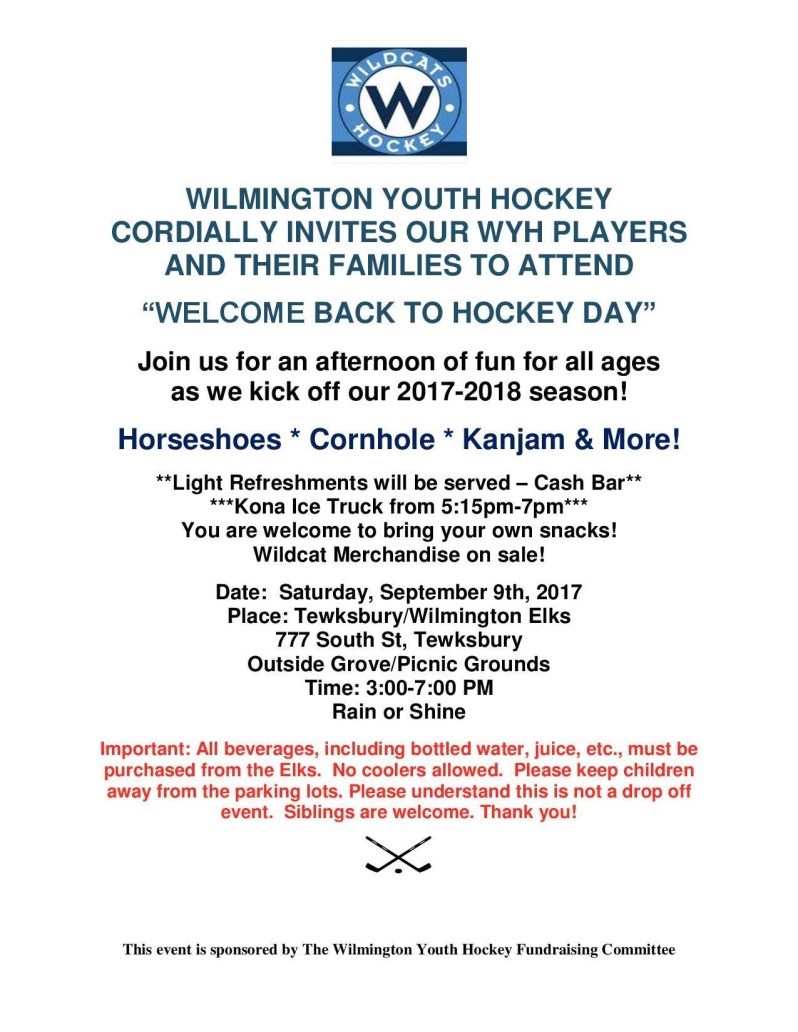 Welcome Back To Hockey Day