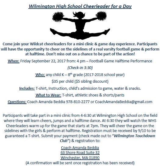 WHS Cheerleaders For A Day