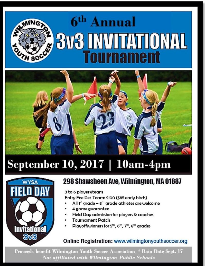 WYSA 6th Annual 3v3 Invitation Tournament Field Day