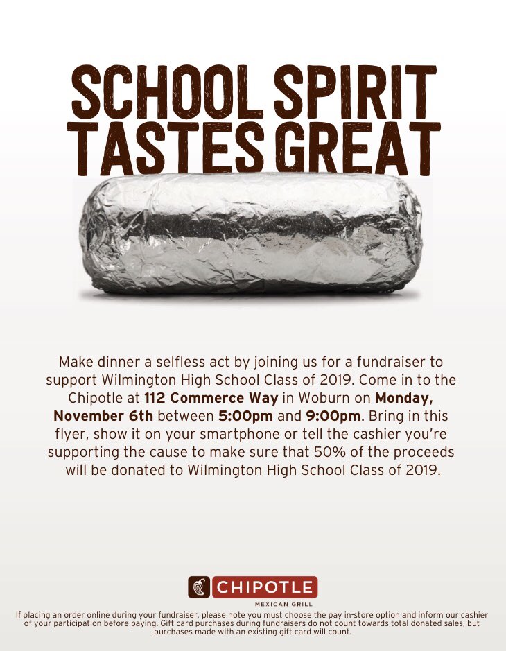Chipotle Fundraiser