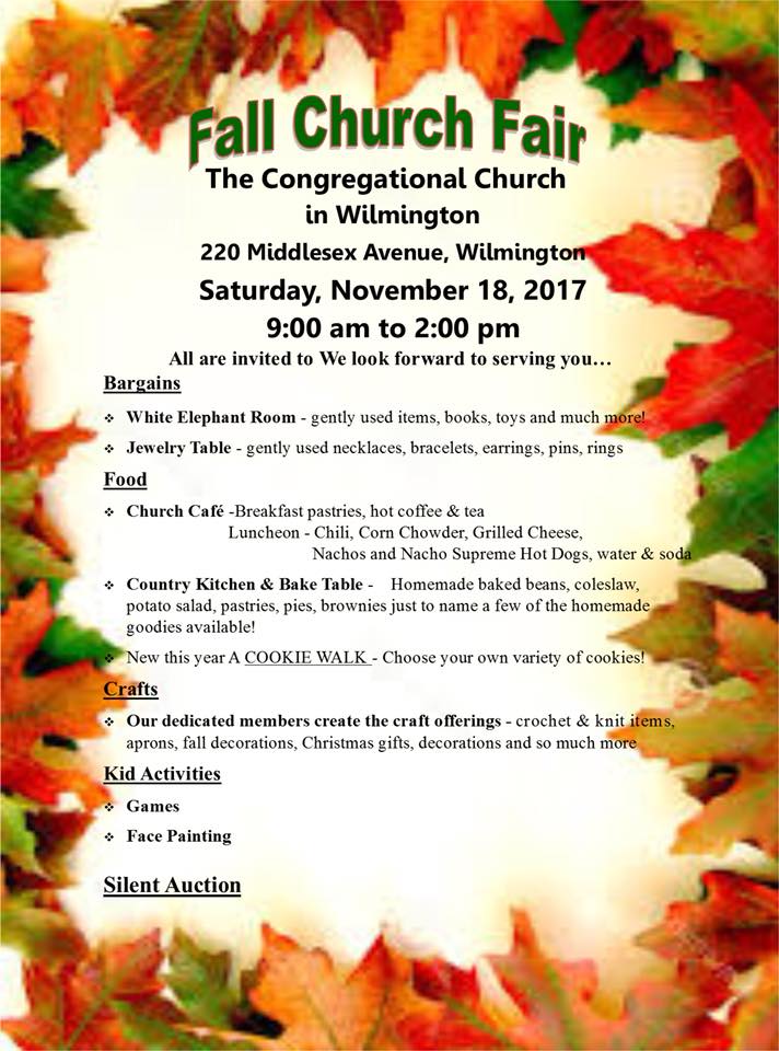 Congregational Church Fair