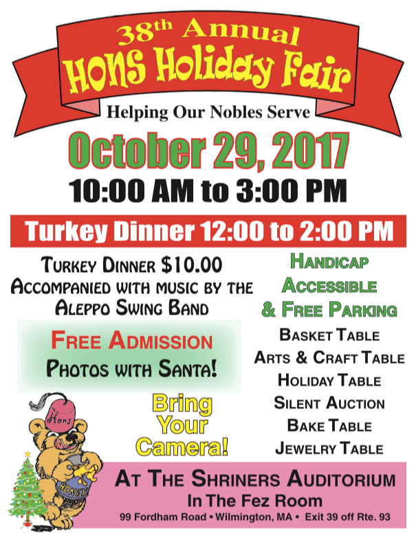 Shriners HONS Holiday Fair