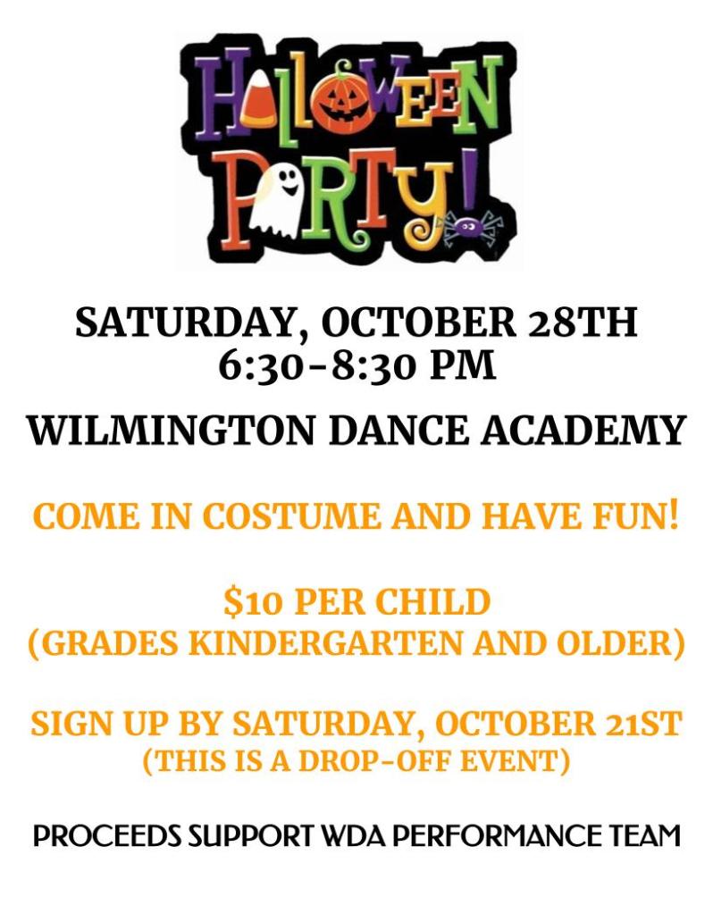 WDA - Halloween Party Flyer