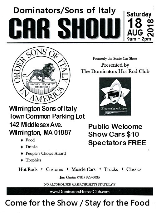 Dominators Sons of Italy Car Showjpg