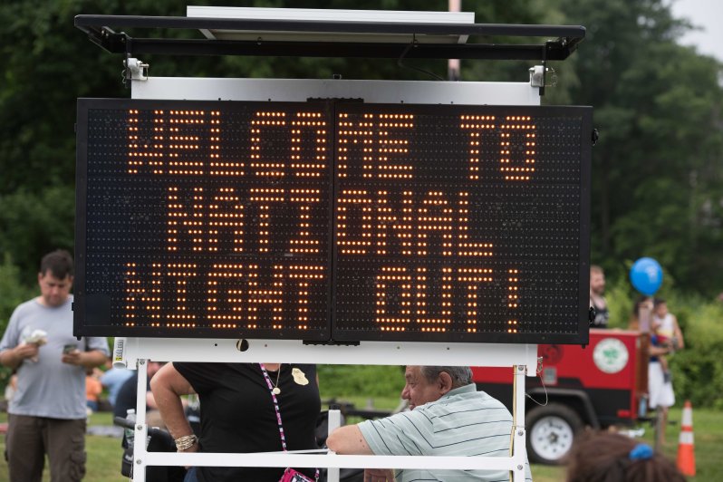 National Night Out Sign_