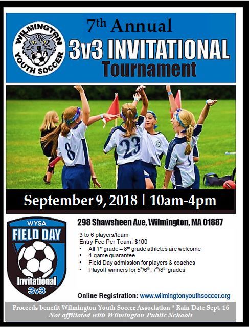 Wilmington Youth Soccer 3v3 Tournament
