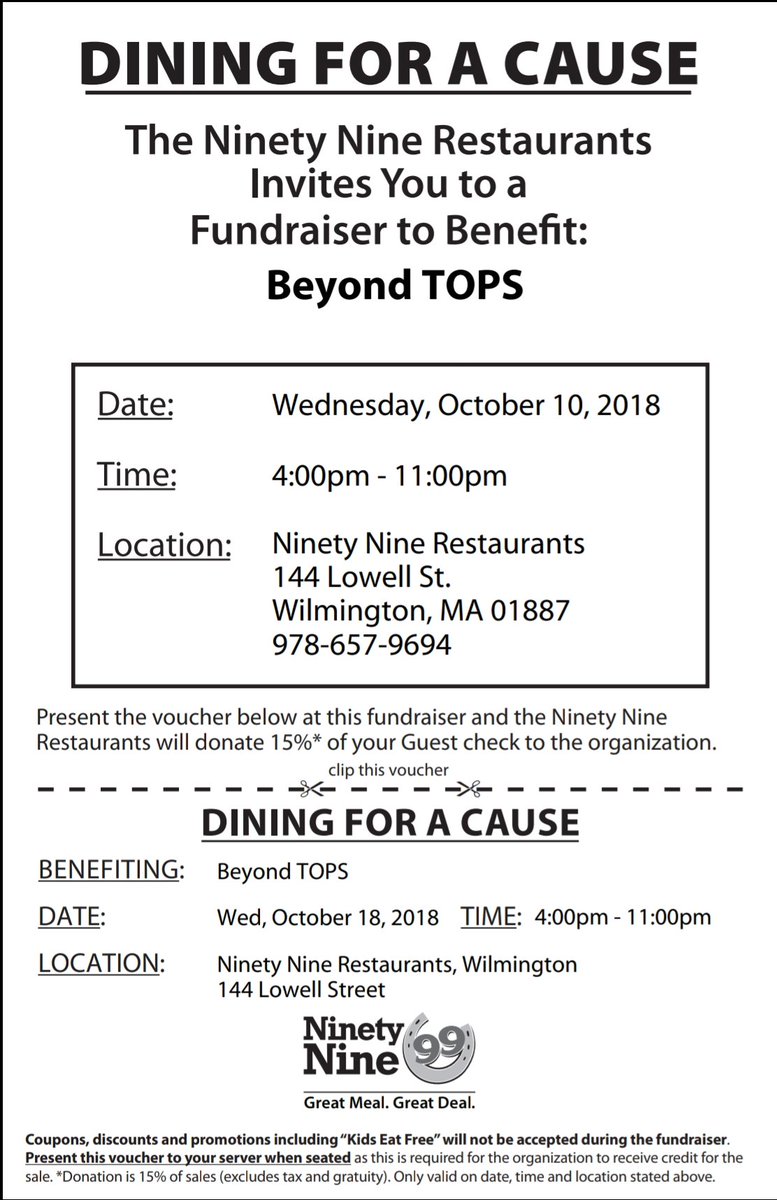 Beyond TOPS 99 Fundraiser