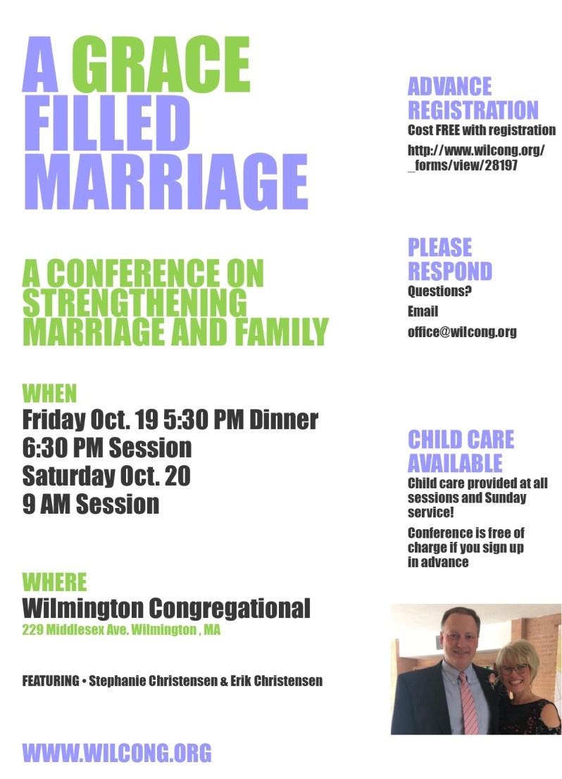 Grace filled Marriage 2018 flyer