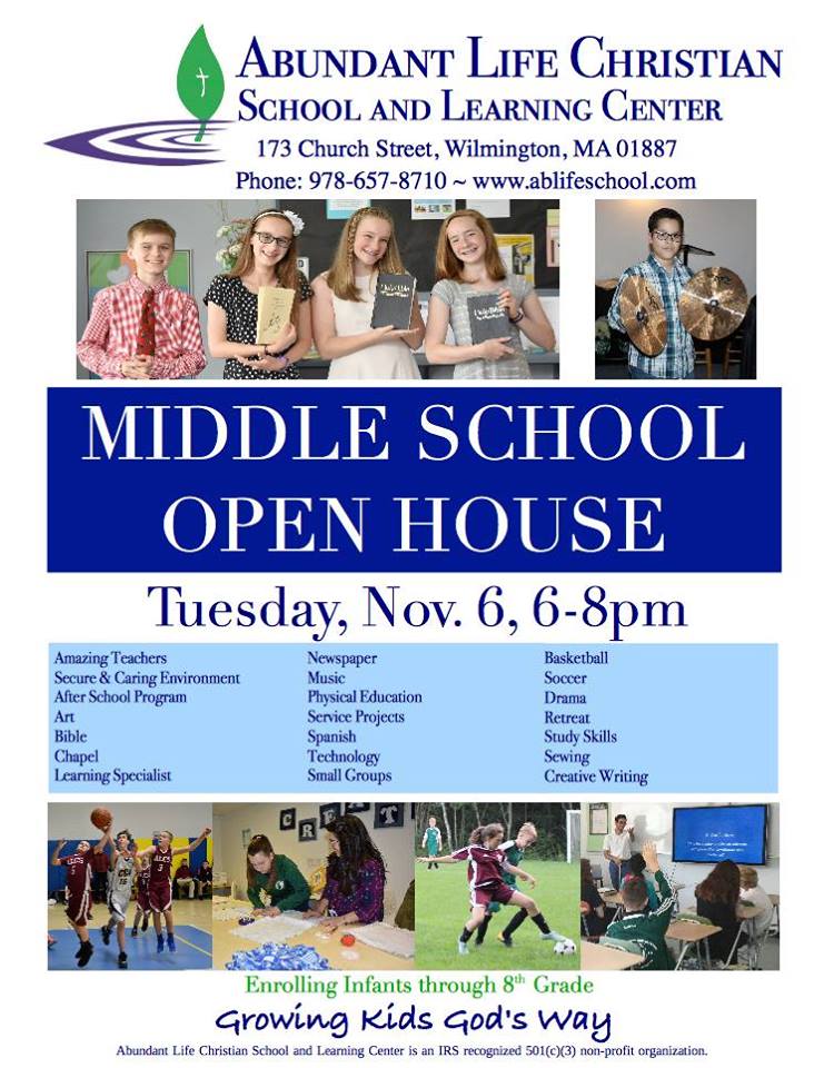 Abundant Life Middle School Open House