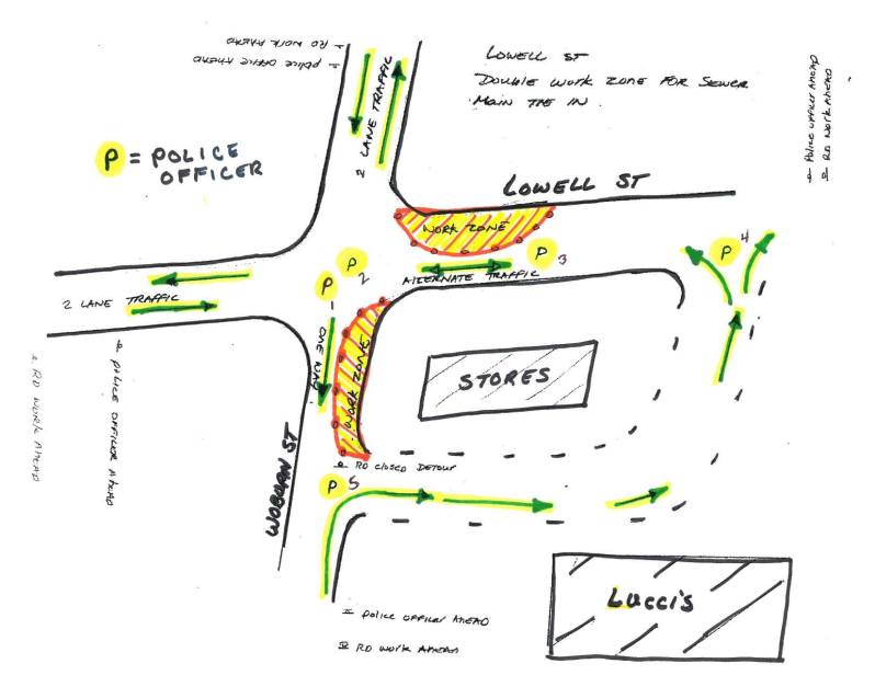 Lowell Street Detour