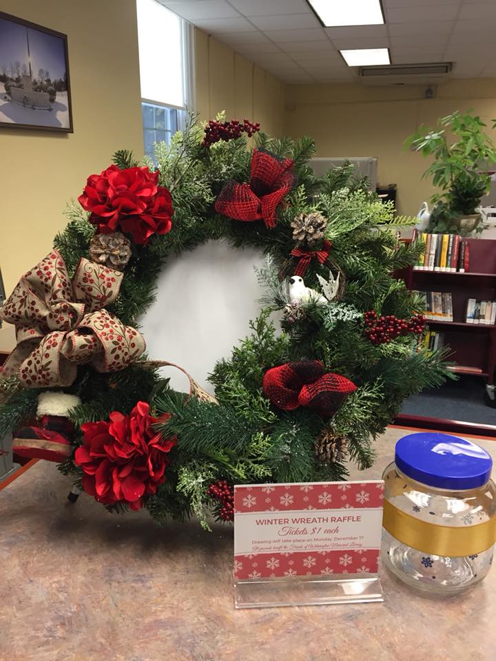 Friends Library Winter Wreath Raffle