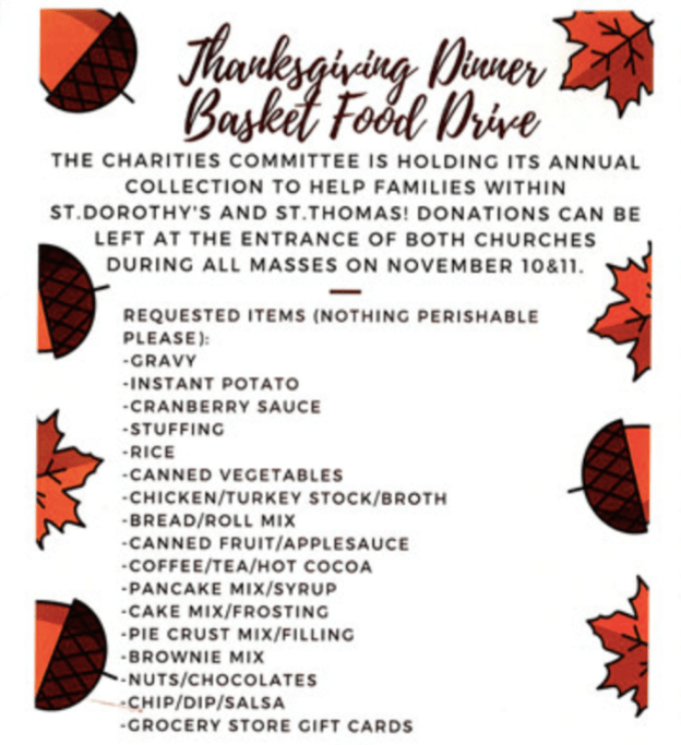 Thanksgiving Food Drive
