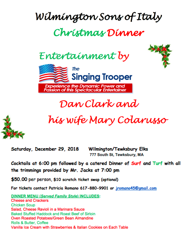 Wilmington Sons of Italy Christmas Dinner