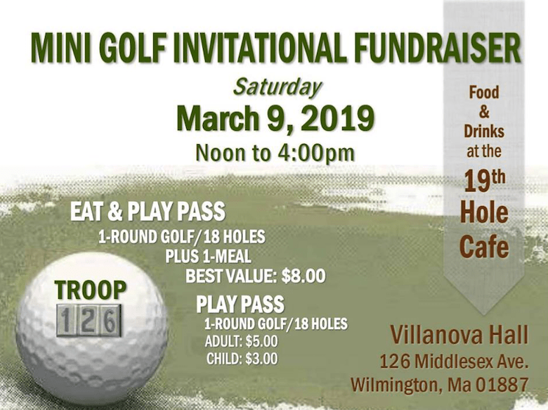 mini golf fundraiser