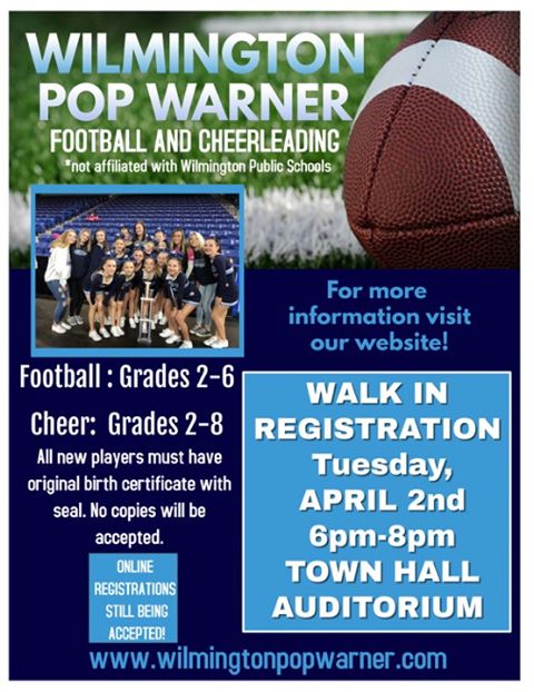 Wilmington Pop Warner Registration