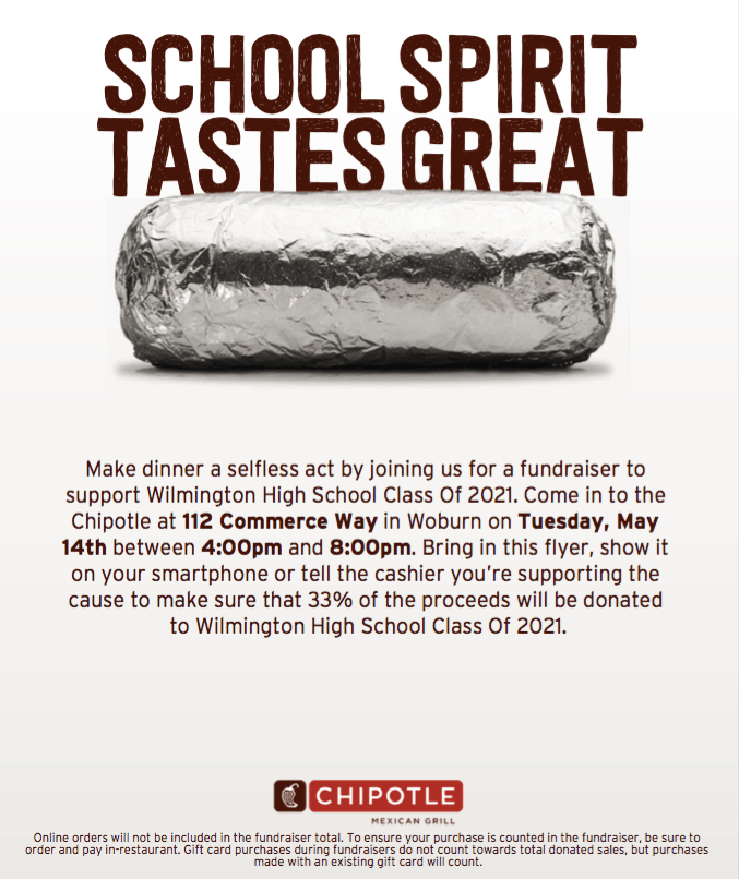 Chipotle Fundraiser