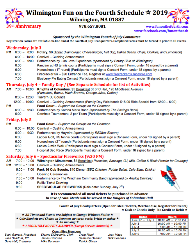 Fun on the Fourth Schedule