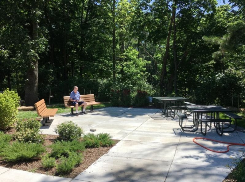 Library Outdoor Seating