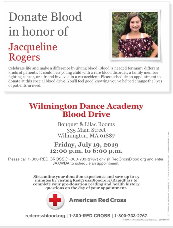 Wilmington Dance Academy Blood Drive