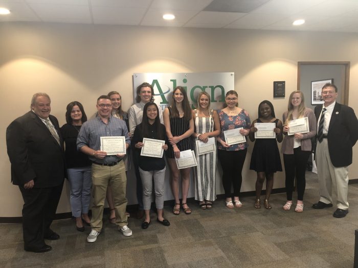 Align Credit Scholarship Winners