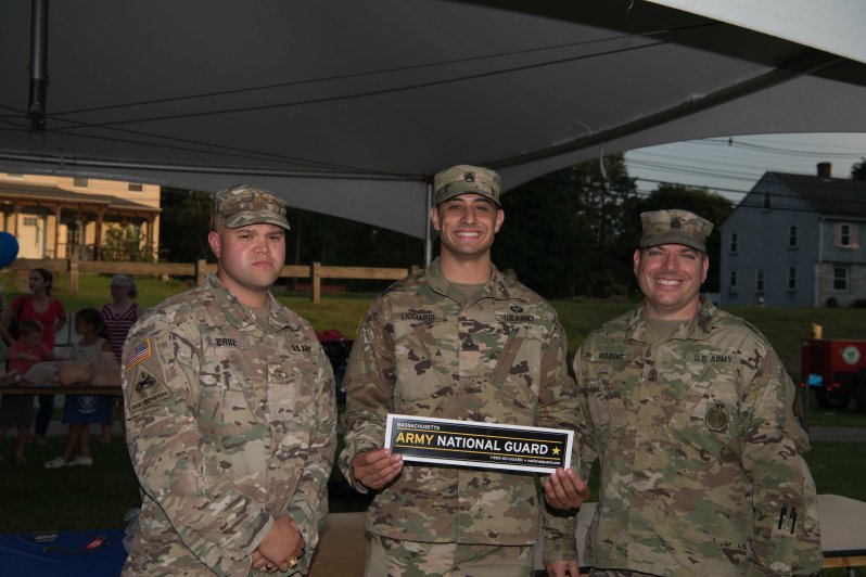 MAJ Rafael Cruz, SSG Rob Licciardi and ISG John Helbert