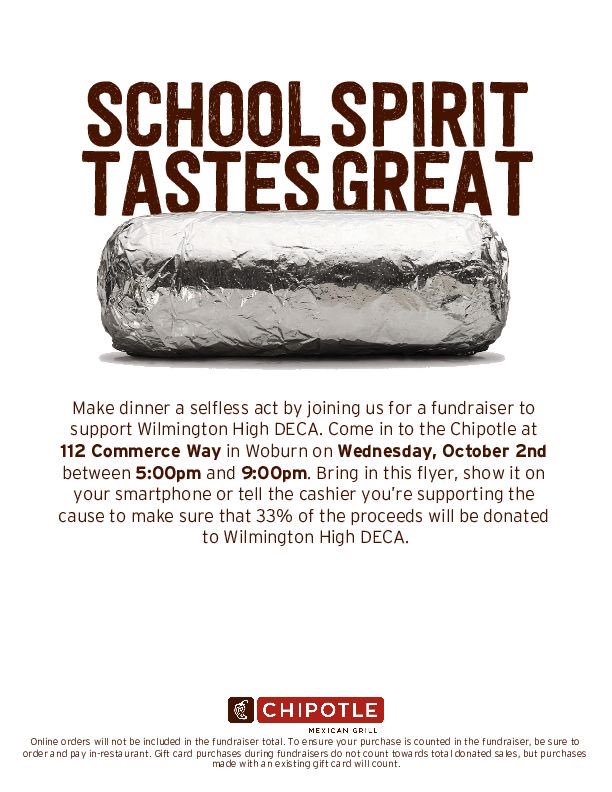 Chipotle Fundraiser Flyer